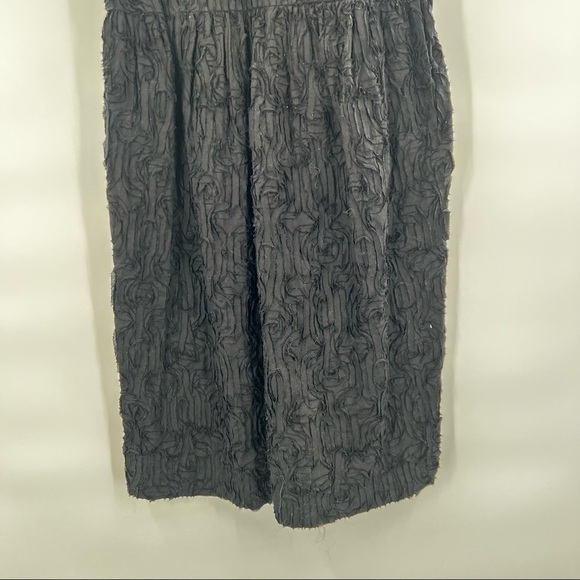 Talbots black sleeveless dress with appliqué size 8 - Picture 3 of 9